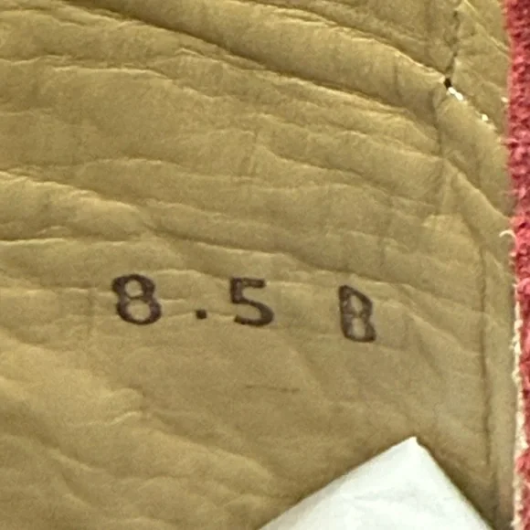 Women’s R Watson Western Cowboy Boots - Grey and Burgundy - Picture 8 of 9